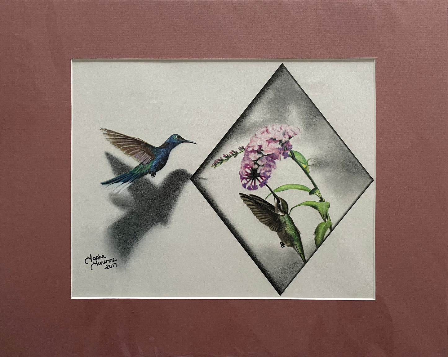 Looking In - Hummingbirds Original